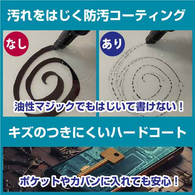 画面が消えると鏡に早変わり ミラータイプ 保護フィルム Mirror Shield