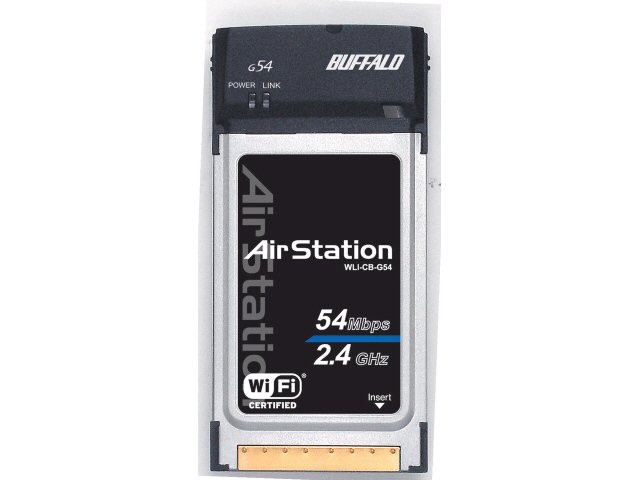 中古品]BUFFALO 無線LANカード WLI-CB-G54 AirStation 2.4GHz 54Mbps[定形外郵便、送料無料、代引不可]の通販はau  PAY マーケット - ユウショウショップ