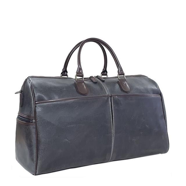 HR★☆ ボストンバッグ 旅行カバン メンズ レディース 白化合皮 10438-01 黒[送料無料(一部地域を除く)]の通販は