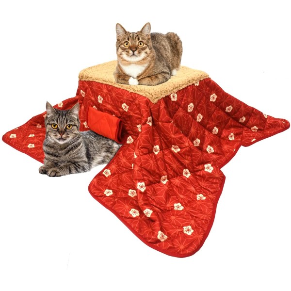 ぽかぽかあったか 犬猫用こたつ ペット こたつ 猫 犬 ヒーター あったか ハウス ペット用品 防寒対策[送料無料(一部地域を除く)]