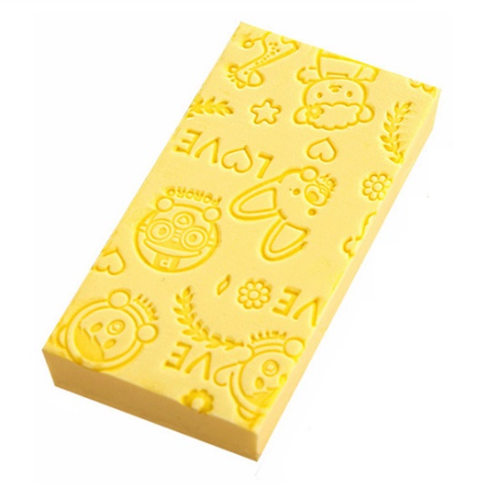 子供用スポンジ イエロー ベビーバススポンジ 吸水性 赤ちゃん 大人 両用 お風呂用 定形外郵便 送料無料 代引不可 の通販はau Pay マーケット ユウショウショップ