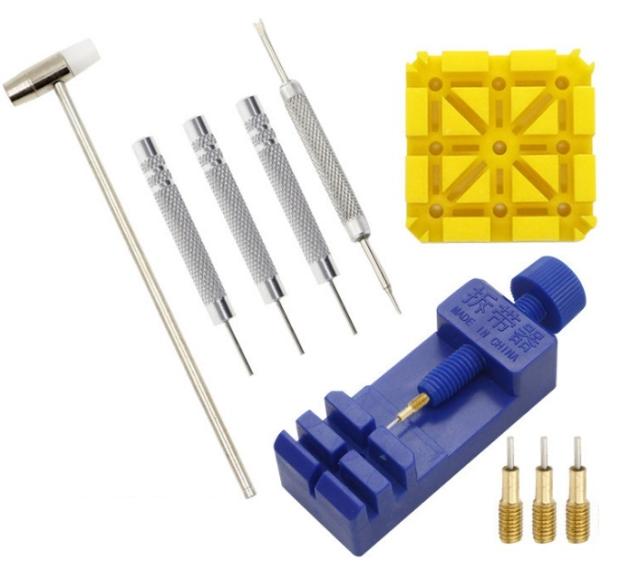 時計バンド用工具11点セット ハンマー ベルト外し ピン抜き棒 ベルト交換 ばね棒外し 固定台座 修理 定形外郵便 送料無料 代引不可 の通販はau Pay マーケット ユウショウショップ