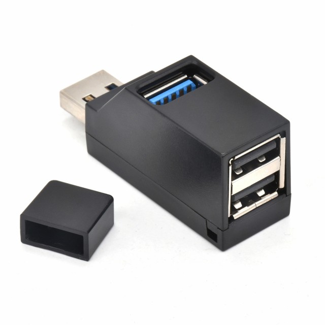 USBハブ 3ポート USB3.0+USB2.0コンボハブ 《ブラック》 拡張 軽量 小型 コンパクト[定形外郵便、送料無料、代引不可]の通販はau  PAY マーケット - ユウショウショップ