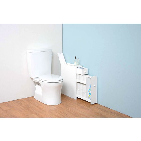 トイレ収納ラック 収納棚 スリムボックス トイレットペーパー最大12個
