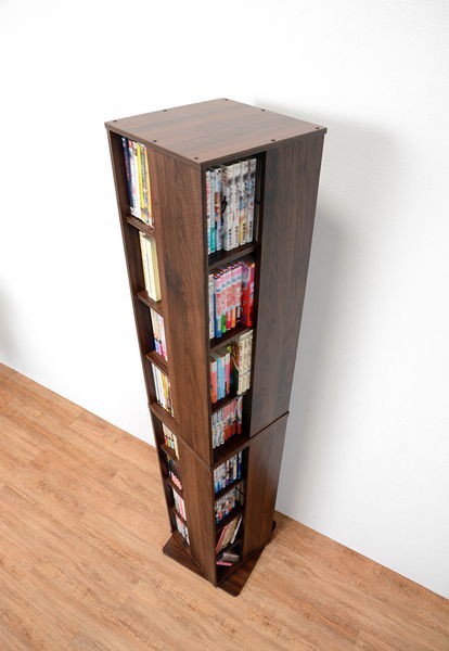 ❗️美品・送料無料❗️回転式大容量本棚・書棚A4サイズ対応