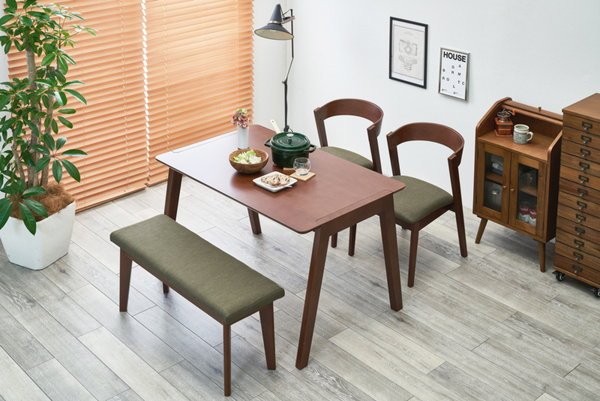 ダイニングテーブル 長方形 幅120cm 単品 おしゃれ 天然木 木製 ビーチ材 北欧テイスト_14