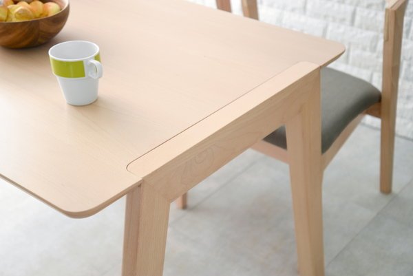 ダイニングテーブル 長方形 幅120cm 単品 おしゃれ 天然木 木製 ビーチ材 北欧テイスト_8