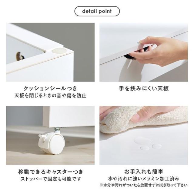 ドレッサー 鏡台 伸縮式コスメワゴン スリム 鏡付き 可動式ミラー LED