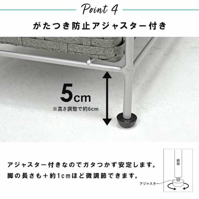 ランドリーラック スリム サニタリーチェスト 隙間収納 幅15.5cm