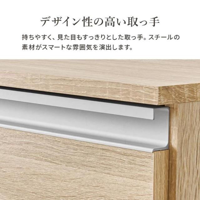 キッチンラック レンジ台 収納棚 キッチンカウンター スリム 幅60cm キャビネット キャスター付き収納庫 引き出し 戸棚収納_11