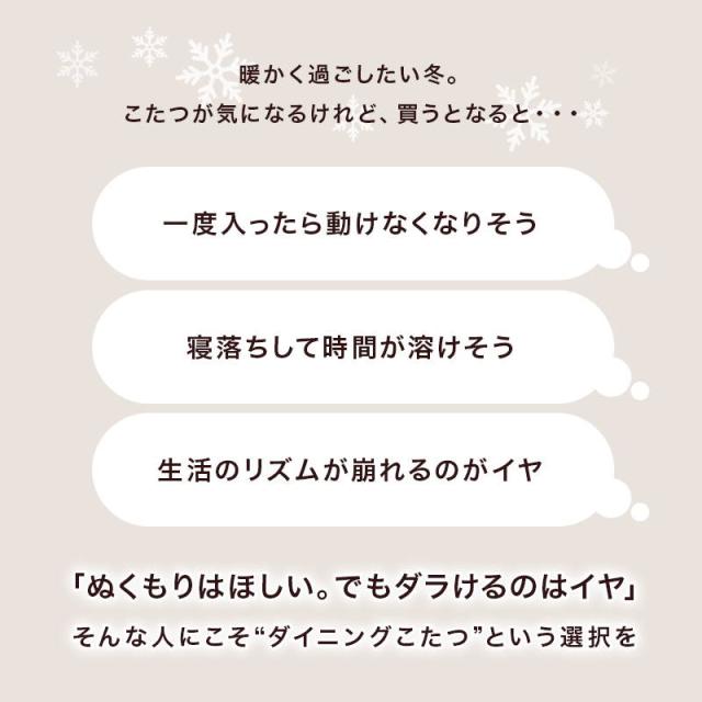 ダイニングこたつセット 2人用 4点セット 正方形 90x90cm キャスター付き回転チェア2脚 ニット柄省スペースこたつ布団