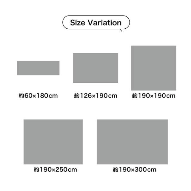 ラグマット 夏 い草ラグ カーペット NSクリア 190x190cm 正方形 グラデーション 和室 リビング 滑り止め 制菌 抗菌防臭 消臭