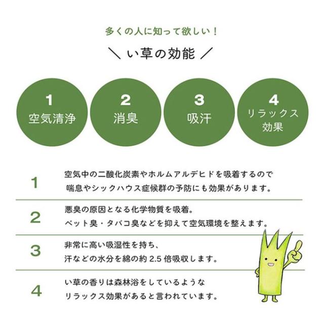 置き畳 い草の置きたたみ ユニット畳 70×70cm 6枚組セット システム畳 無地 縁無し 裏面滑り止め