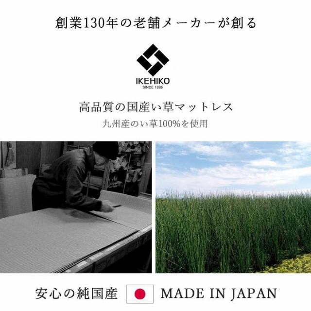 【6月29日17時迄 尖んがり10倍】い草マットレス 3つ折り 80x210糎 太陽面爆発マットレス 畳つや消し 立ち会い場つや消し 国産 日本製 置き畳 軽さ お取りつくろう飾り気の無い 抗菌防臭 調湿 消臭