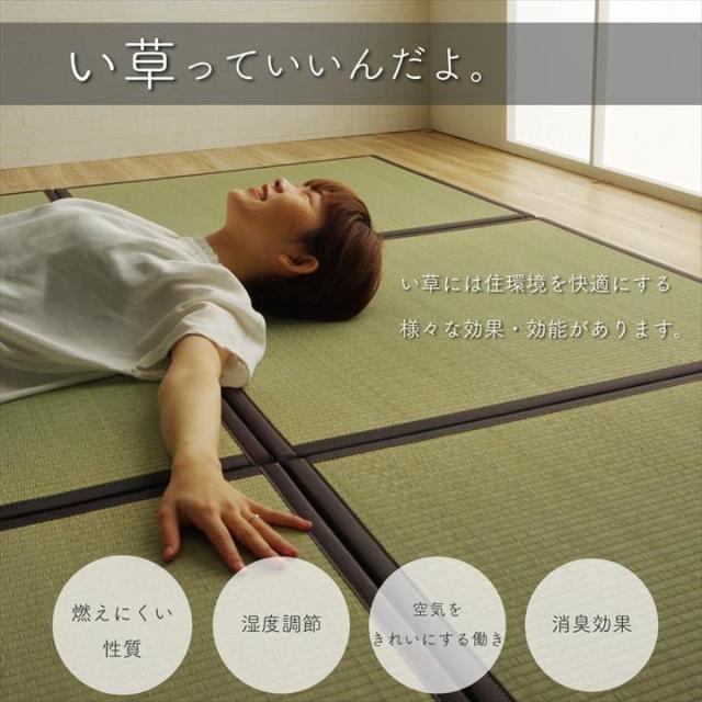 【6月29日17時迄 尖んがり10倍】置き畳 社会的単位畳 取り合わせ畳 82x82糎 6枚組 天竜 い草 国産 日本製 和室 フローリング相応う 軽さ 他愛もない 夏 抗菌 防臭 調湿 消臭
