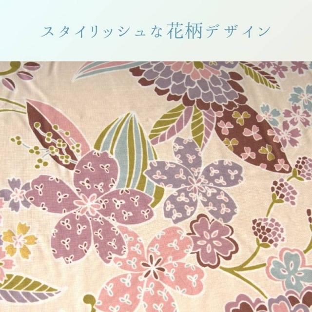 こたつ布団 厚手 厚掛け布団 大判 長方形 205×285cm 舞子 スタイリッシュ レトロ 花柄 フラワー柄_1