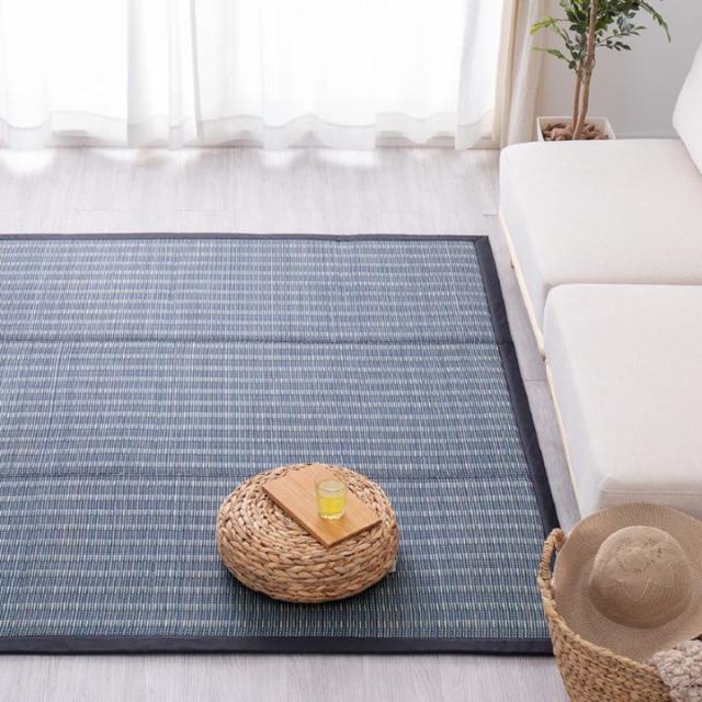 ラグマット カーペット い草 パフラグ 約3畳用 180×240cm 仙名 おしゃれ 春夏用 ふっくら 厚手 ウレタン入 裏張り 滑り止め付き_14