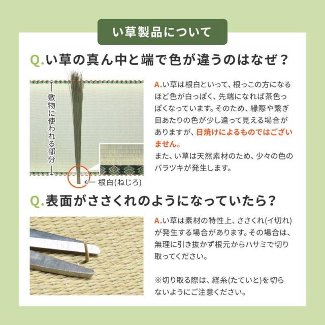 い草引っ敷き 引っ敷き 花ござ 日本の首都間 4.5畳用 格好のいい 和今めかしい 市松柄 うしお 裏貼りあり 和室 畳の上敷き 洋室 フローリング