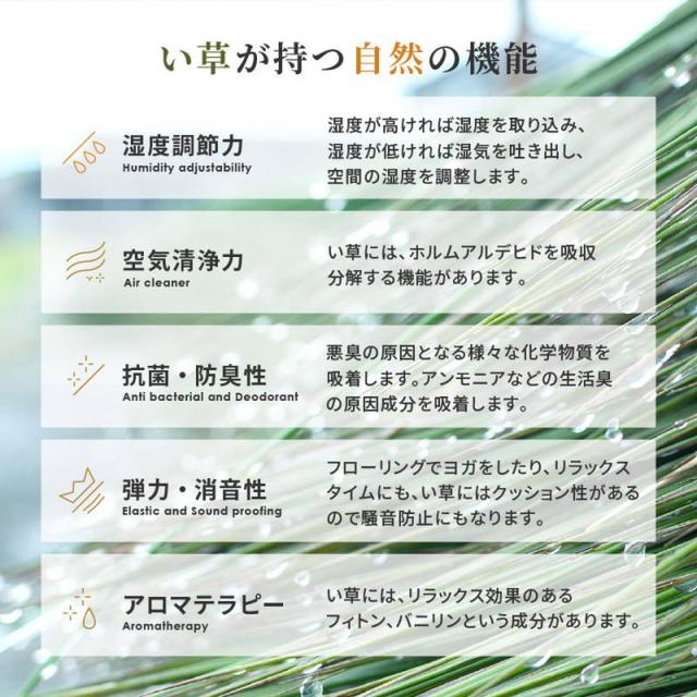 い草引っ敷き 引っ敷き 花ござ 日本の首都間 4.5畳用 格好のいい 和今めかしい 市松柄 うしお 裏貼りあり 和室 畳の上敷き 洋室 フローリング