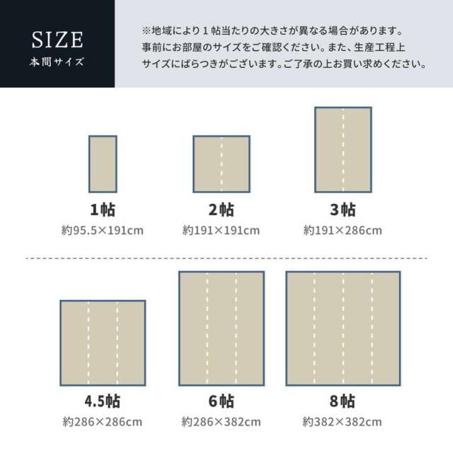 い草ラグ カーペット 花ござ 畳の上敷き 江戸間 3畳用 174×261cm おしゃれ 夏用 畳の上に敷くもの 清涼 国産 日本製 防カビ 消臭_12