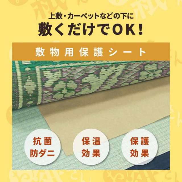 敷物用下敷き ラグ カーペット 絨毯 上敷き 床の保護シート お紙さん 6