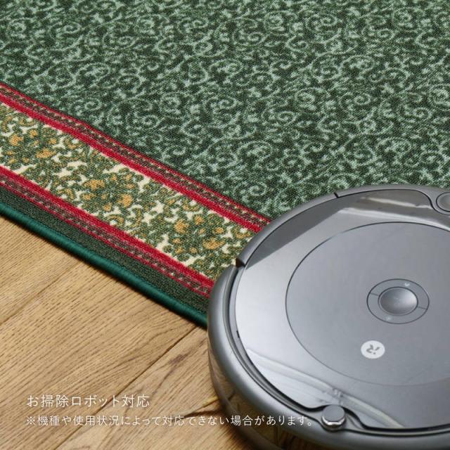 廊下マット 廊下敷きカーペット 80x700cm おしゃれ エレガント柄 洗える 滑り止め付き 冷え防止 防音対策_15