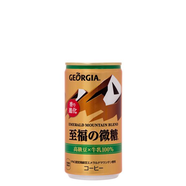 缶コーヒー ジョージア エメラルドマウンテンブレンド 至福の微糖 185g