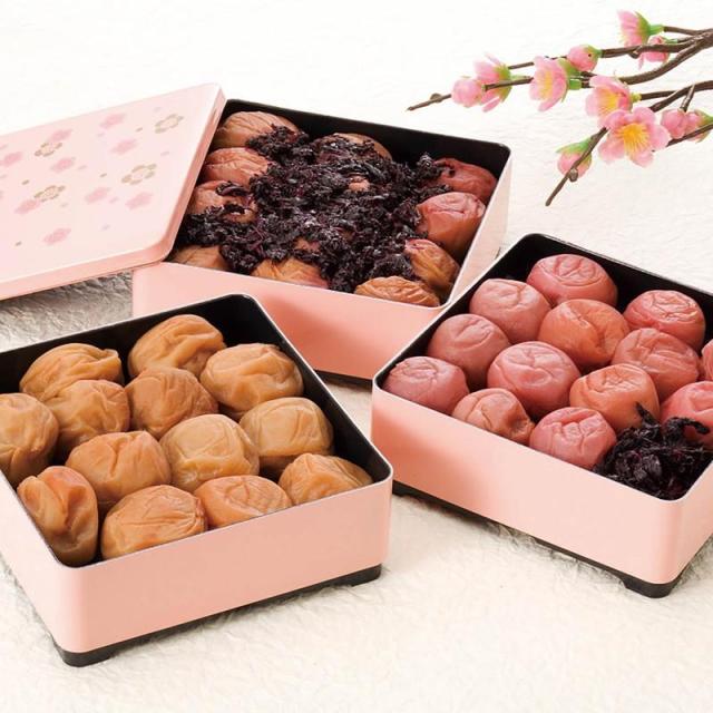 紀州南高梅 三段重 農家の梅 三種味比べ 詰め合わせ ギフト プレゼント お中元 お歳暮 内祝いの通販は 7,510円