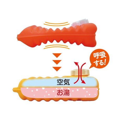 湯たんぽ 立つ湯たんぽ 湯タンポ 呼吸するゆたんぽ 変形に強い Wタフネス構造 1 8l カバー袋付きの通販はau Pay マーケット カナエミナ