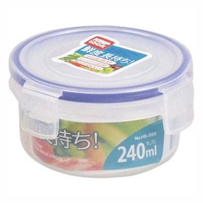 保存容器 プラスチック 密閉容器 食品 キッチン 丸型/円形 240mlの通販