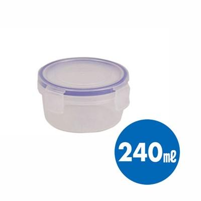 円形プラスチック食品保存皿 保存容器 プラスチック 密閉容器 食品 キッチン 丸型/円形 240mlの通販