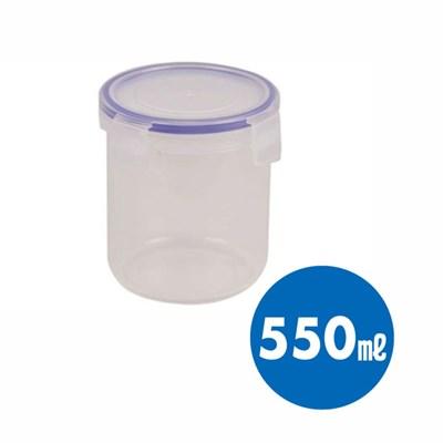 円形プラスチック食品保存皿 保存容器 プラスチック 密閉容器 食品 キッチン 丸型/円形 550ml