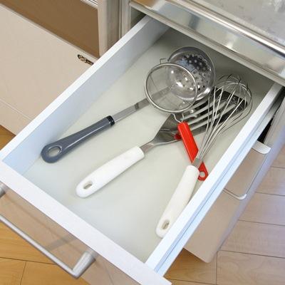 システムキッチンに敷くシート 引出し 吊り戸棚用 汚れ防止 防虫加工 透明タイプ 幅45cm 日本製の通販はau Pay マーケット カナエミナ