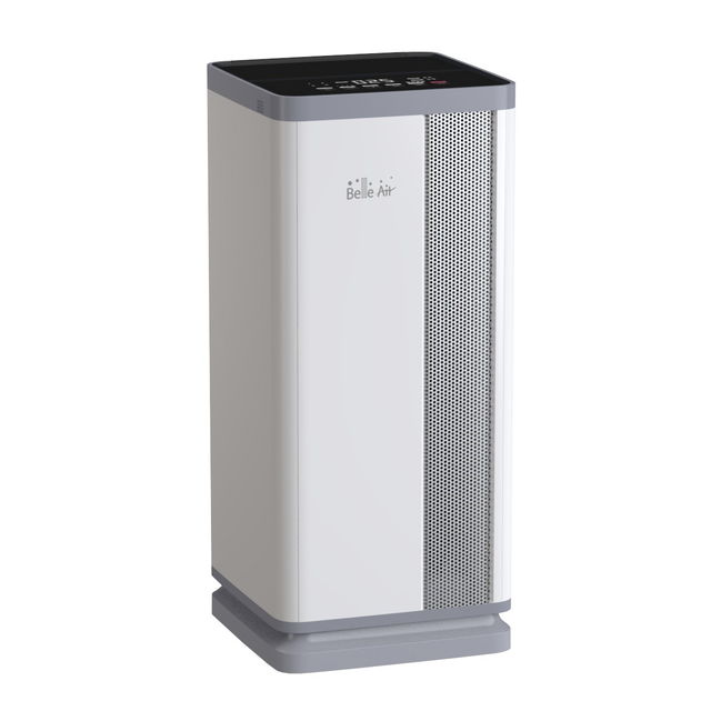 空気清浄機 Belle Air 静電気フィルタ式 最大40畳対応 CO2濃度センサー PM2.5センサー搭載 洗えるフィルター キャスター付_1