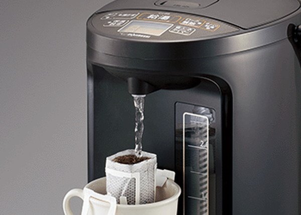 電気ポット 電動給湯ポット 象印 優湯生 マイコン沸騰 省エネ 魔法瓶保温 2.2L ブラウン