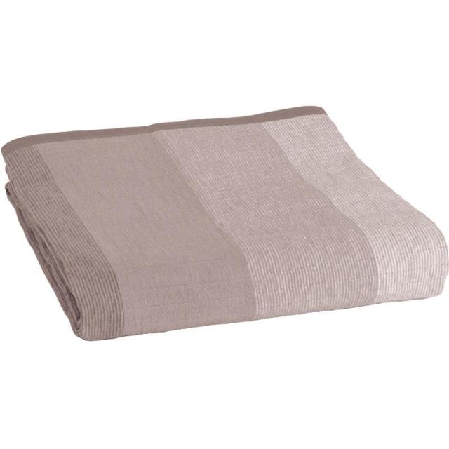 電気毛布 掛け敷き兼用 掛け毛布 敷き毛布 188x130cm ダニ退治 綿使用 洗濯可 洗える電気毛布 CWG551H-C ベージュ ストライプ