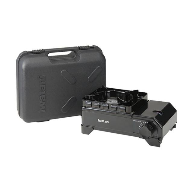 Iwatan タフまる アウトドアカセットコンロ 黒 新品未使用品 k001-4901140905384.jpg