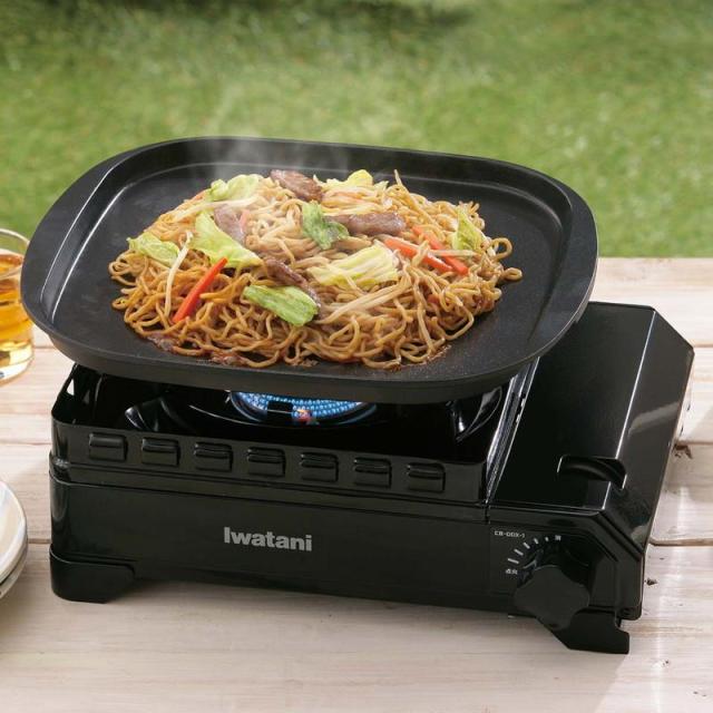 カセットコンロ アウトドア対応 卓上コンロ イワタニ カセットフー タフまる カセットこんろ CB-ODX-1-BK ブラック