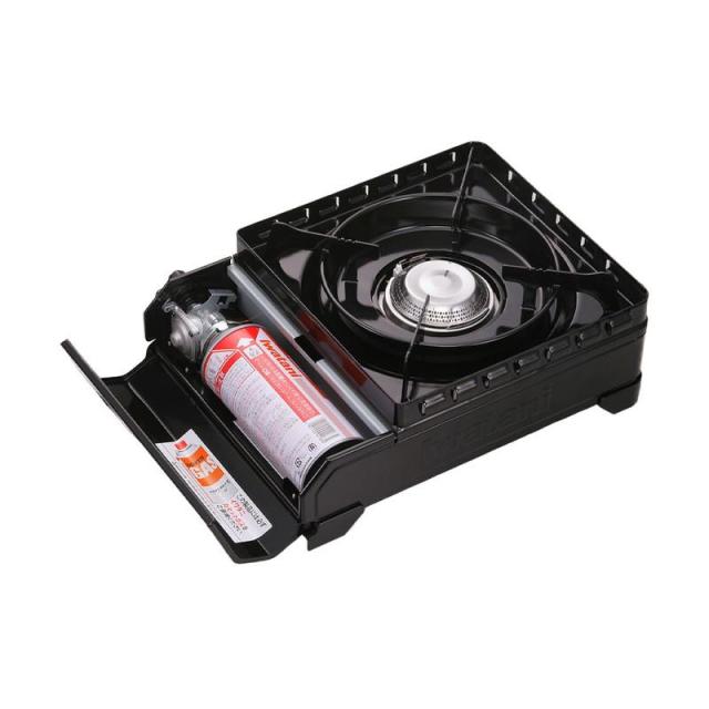 カセットコンロ アウトドア対応 卓上コンロ イワタニ カセットフー タフまる カセットこんろ CB-ODX-1-BK ブラック