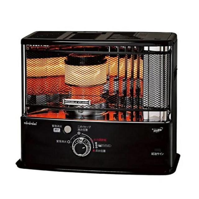 石油ストーブ 灯油ストーブ トヨトミ 反射形 木造10畳 最大13畳 RC-W3624-B ブラック 乾電池式 ニオイセーブ ワイドタイプ