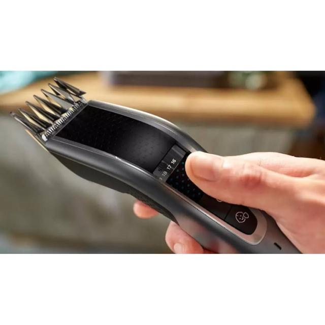 電動バリカン ヘアーカッター 充電式 コードレス フィリップス 5000シリーズ セルフカット 防水 水洗い対応 27段階長さ調節 キッズモード搭載