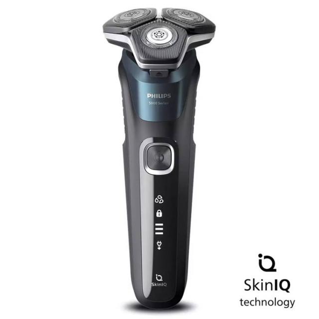 電気シェーバー メンズシェーバー 髭剃り 充電式 洗浄機付き フィリップス シリーズ5000 S5889/60 エレクトリックブルー 防水