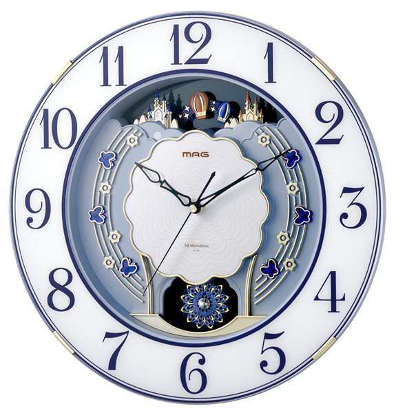 壁掛け時計 電波時計 ウォールクロック おしゃれ 報時時計 アナログ インテリア時計 大型 大きい 幅40cmの通販はau Pay マーケット カナエミナ