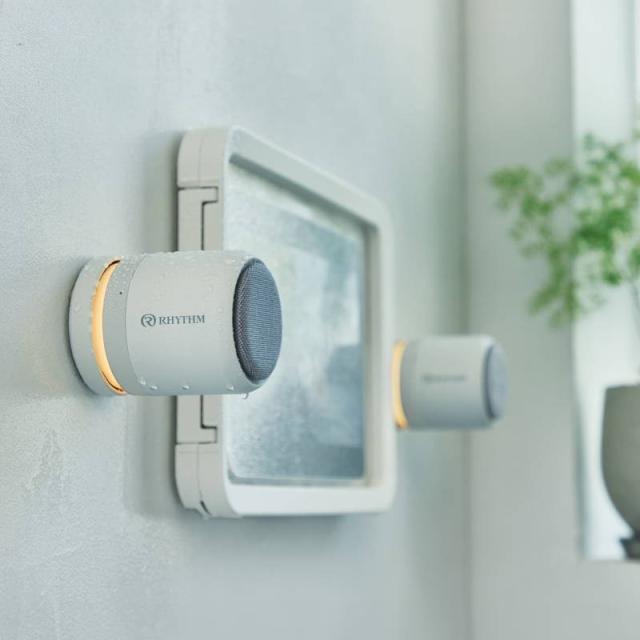 防水スピーカー リズム 防水 Bluetooth ポータブルシアタースピーカー セパレート マグネット 充電式 小型 コンパクト_1
