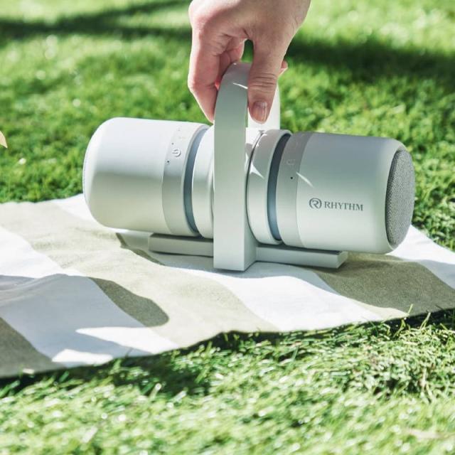 防水スピーカー リズム 防水 Bluetooth ポータブルシアタースピーカー セパレート マグネット 充電式 小型 コンパクト_3