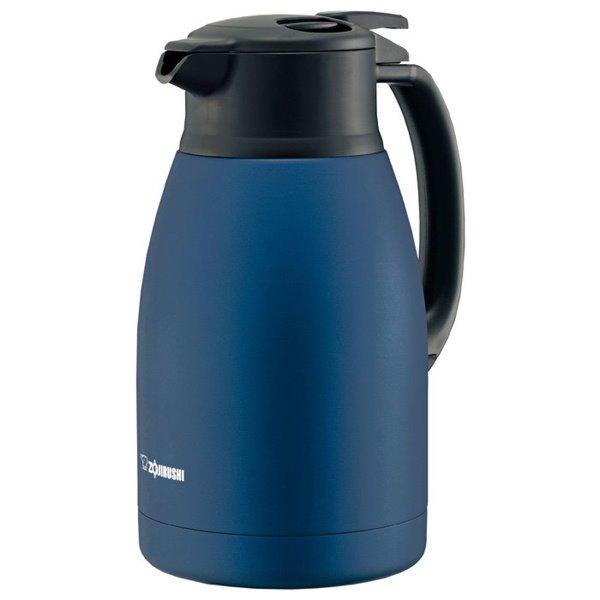 魔法瓶ポット 卓上用ハンドポット 1.5リットル 象印 ステンレス製 保温 保冷 マットネイビーの通販は 5,972円