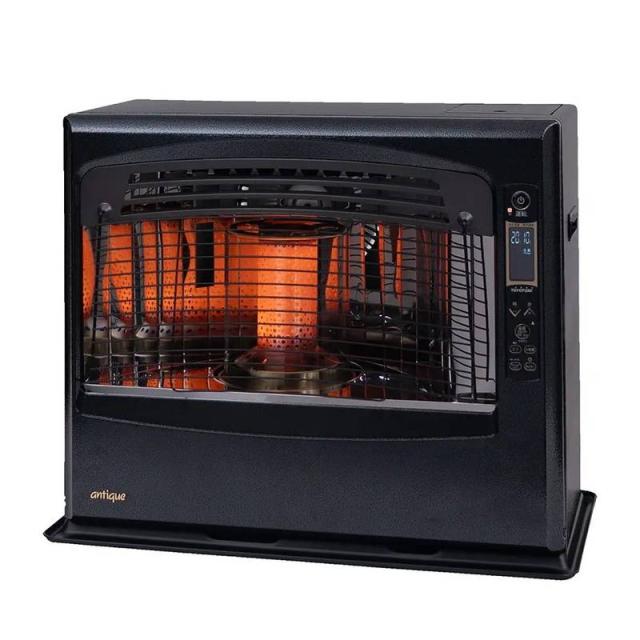 石油ストーブ 微温風ファン 灯油 トヨトミ 木造18畳 最大24畳 6.5Lタンク アンティークモデル LR-68P ブラック 3年保証