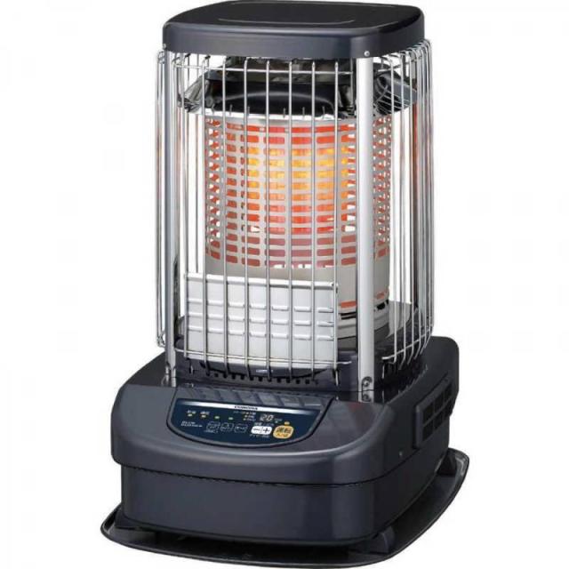 業務用石油ストーブ 暖房器具 コロナ CORONA ブルーバーナ 木造48畳 最大66畳 全周温風 GH-G19F-A ブルーメタリック