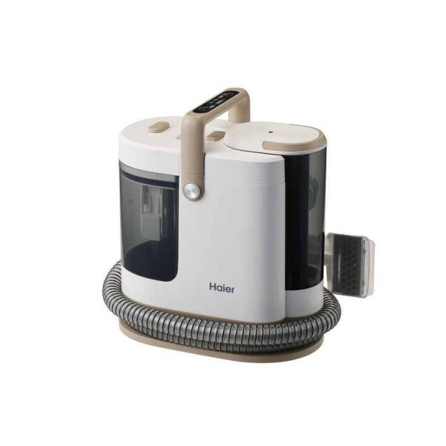 リンスクリーナー 布製品 水洗い掃除機 スチーム 温水モード付 ハイアール JC-RPS1A-W ホワイト ソファー カーペット