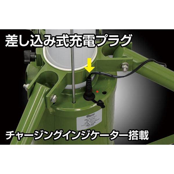エリアライト LED照明器具 作業灯 ジェントス 360度照射 9000ルーメン AC充電式 耐塵防水 IP65 GZA-803_3